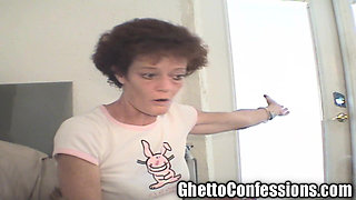 Depressed Granny Cock Sucking Pro British Slag Ghetto Blowjob Whore Bag!