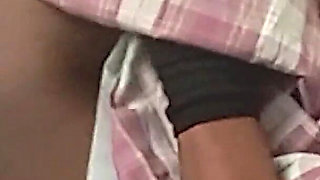 Skinny Ebony Teen Takes off Uniform to Fuck Better