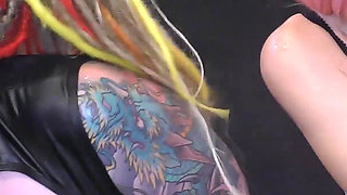 Plenty of Bukkake Facials for Roxy and Piggymouth_2