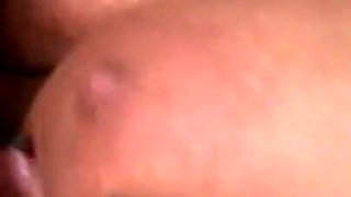 Busty slut gets fucked and then cum on tits