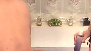 French Pegging - Brad's Ass Becomes a Playground: Inflatable Plug, Double Fisting and Strapon