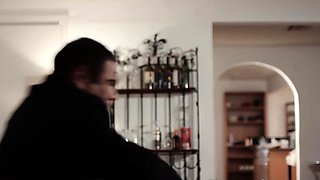 Awesome shemale Kate Zoha opens her legs to get barebacked r