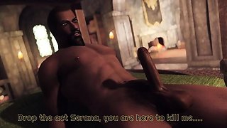 Foxy 3D Superwoman bounces up and down on a cock