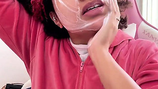 Get Ready with Me for a Custom Fart Fetish Video Drinking Milk and Getting Super Gassy