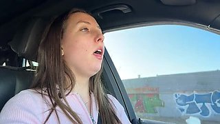 Teen Hottie Tickled in Car - Nose Play & Endless Pleasure