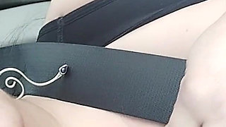 Mature BBW MILF Traveling, Fans in Slow Motion