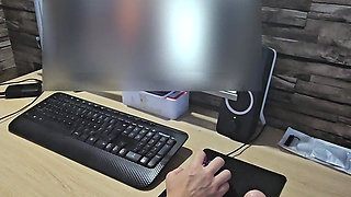I Watch Porn Videos to Get Excited, I Come Across a Bisexual Video Where a Guy Gets Fucked and I Get off with My Dildo