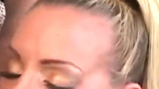 Latex babe loves to swallow a warm load in her mouth