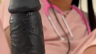 Nurse Pink Foxx Gives Patient Footjob