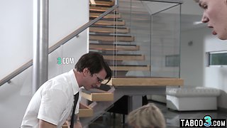 Mature enjoying two big religious cocks