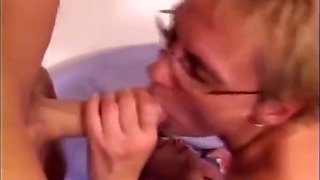 Threesome Young Dick Blonde Fucking In The Bedroom