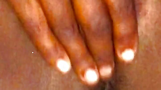 African Girl Teenager Licking Her Tight Pussy Until It Drips