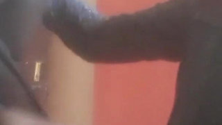 Maid Sucking the Jizz Out Whist His Legs up