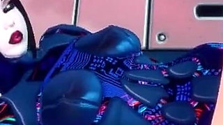 3D Space Cowboy Hardcore with Female Robot Sex Doll