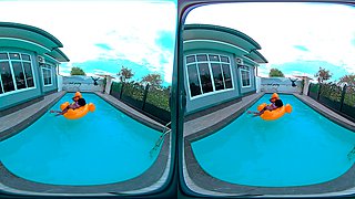 Pov Pool Tease - Amelia Star's Wet Body And Dark Skin Will Drive You Crazy - 8k Seduction