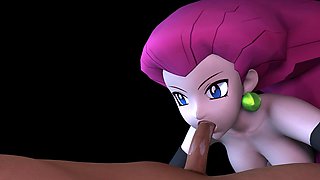 Jessie From Team Rocket Sucks Dick in POV