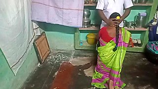 Desi Aunty Home Cleaning Sex with His House Owner