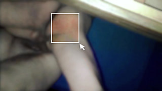 Filling my friend's wife's pussy with cum, my balls hit her clit and she gets completely wet in multiple orgasms.