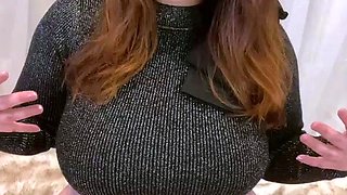 Great Big Boobs On Masturbating Redhead