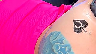 My First Anal Training with the Newest Monster Dildo - Banner Xxl