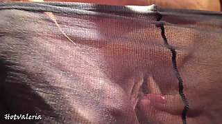Pissing in Pantyhose