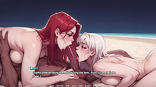 Foursome Interracial Sex on a Beach Shadows of Ambition #21 Gameplay