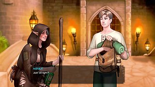 Wild dating sim featuring sexy animated action with big-boobed elves and more