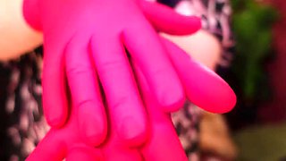 Asmr with Medical Gloves: I Am Your Boss. Arya Grander