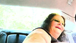 Cheating and Sneaky to the Cars Backseat She's Squirting Heaos