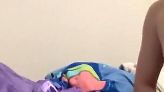 Teen shows and cums tight tiny body
