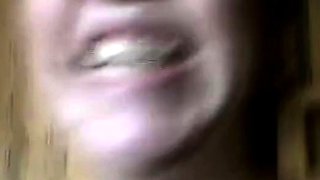 Naked Russian Girl Cleans the Floor