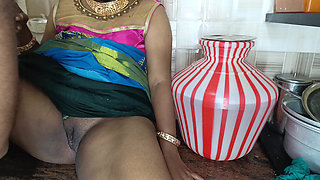 Housewife Maid Hard Fucking in Kitchen