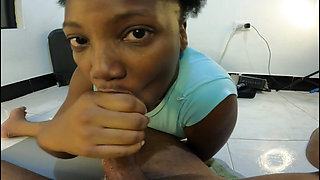 I Am Your Submissive Black Bitch Sloppy Head Slut Oral Sex Toy Stick Your Big Dick Here Let Me Spit n Suck Play - Jhodez1