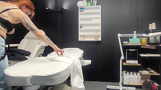 Ex-wife Pegging Her Husband with a Strapon, He Does It Very Hard, You Can See a Big Cumshot