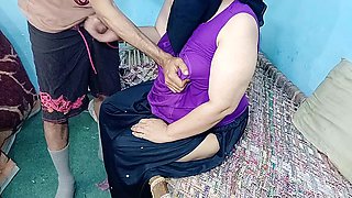 Big Boobs Woman Ran Out of the House to Get Her Lover's Big Cock but He Tity Fucked and Fingered in Pussy