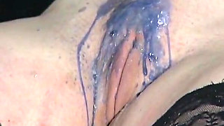 Wax BDSM Session with a German Sub Who Got Her Ass Whipped