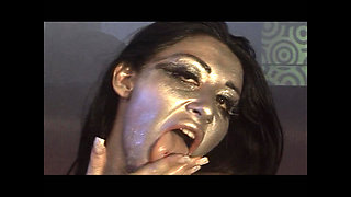 Beautiful Young Vintage Slut Ass Fucked and Cumshot in Mouth by Monster Black Cock