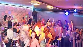 Dirty Slutwives & Girlfriends Get Out Of Control At Strip Night