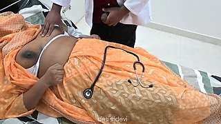 Indian Doctor Checking Village Aunty Boobs