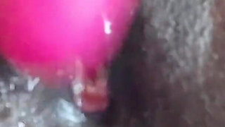 Stimulating My Clit with Vibrator Intense Squirting Orgasms