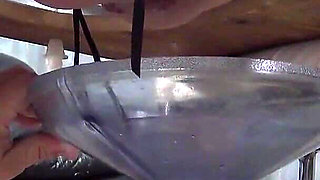 Two Horny MILF"s Spit and Piss in Their New Toilet