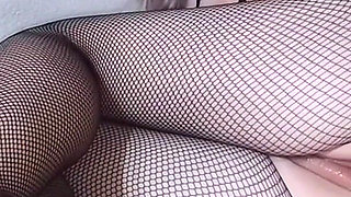 Sexy Ass MILF Masturbates Her Hairy Meaty Pussy with a Big Black Dildo Until She Has a Creamy Orgasm