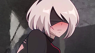 Yorha 2B Surprise Sex With Big Cock - Uncensored