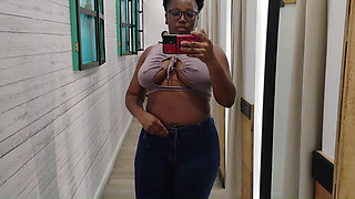 I Knew What I Had To Do After Flexing With His Card At The Mall Got On My Whore Knees And Suck His Dick Bareback - Jhodez1