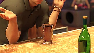 How to Lose Ones Virginity 5 - Eve Giving Blowjob to Leo and Manager Caught Them Redhandedly