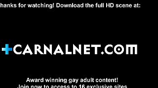 Max Sargent and slave Colton Fox steamy anal sex