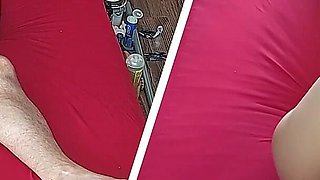 Blowjob with Amateur Wife, Hairy Pussy, Big Ass. Sensual Massage of a Hot Couple with Oil on the Body.