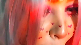E-girl Sucking and Licking Your Balls