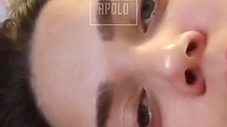 Wet Blowjob From My New Stepmom - My Dad Left and I Had to Take Advantage