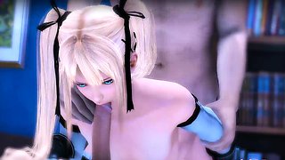 3D Cute Marie Rose Gets Wild Fucks